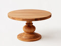Table de jardin - Bois - 108x108x75 cm - Bois miel - Style traditionnel sculpté