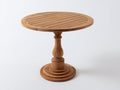 Table de jardin - Bois - 96x96x75 cm - Bois miel - Style classique élégant