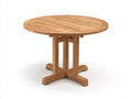 Table de jardin - Bois - 110x110x75 cm - Bois naturel - Style classique naturel