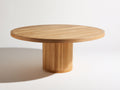 Table de jardin - Bois - 112x112x74 cm - Bois naturel clair - Style moderne épuré