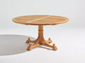 Table de jardin - Bois - 114x114x75 cm - Bois miel - Style traditionnel décoratif